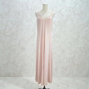 Blush Pink Maxi Slip Dress Lanston Strappy Soft Girl‎ Romantic Cottagecore